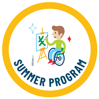 Attend a 3-5 Color Our World Library Program Badge